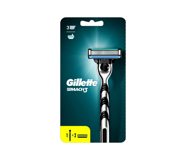 Gillette Mach3 2 პირიანი დანადგარი 